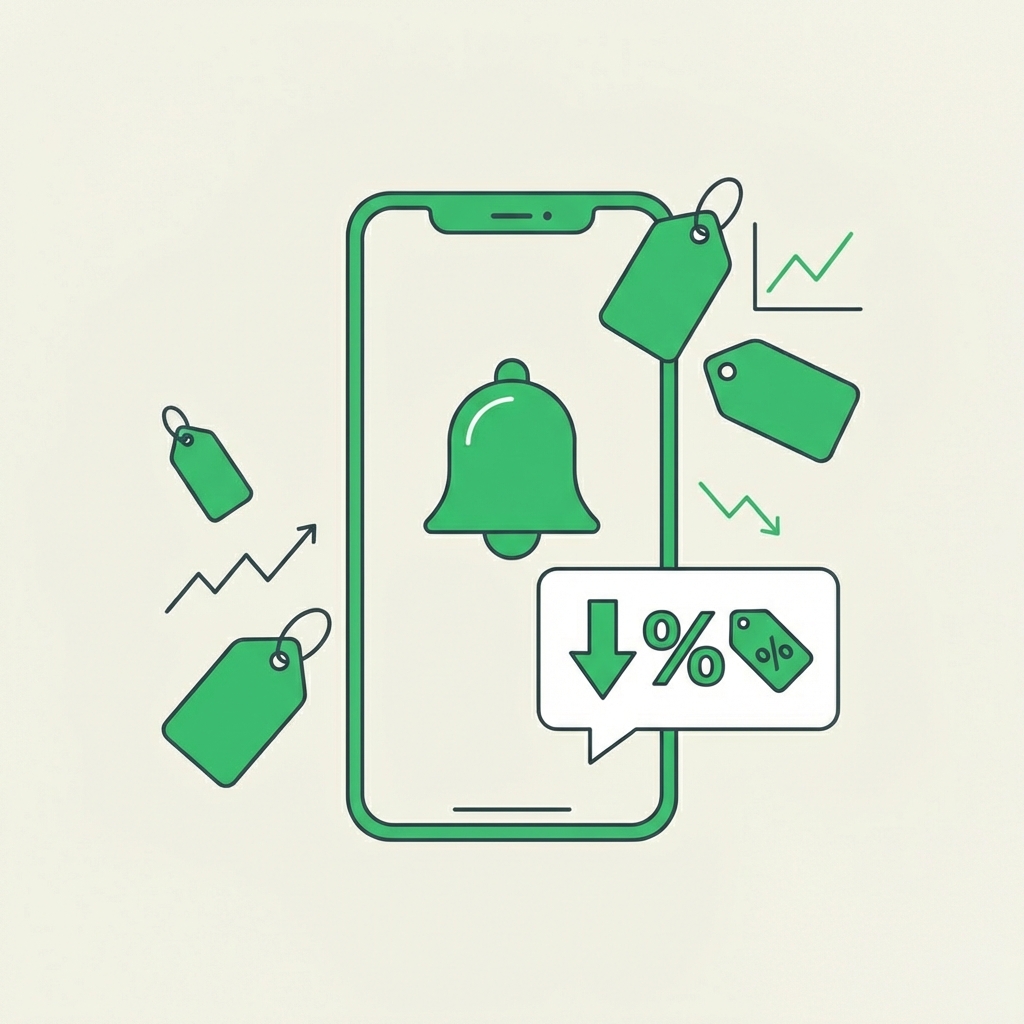 Price alerts illustration